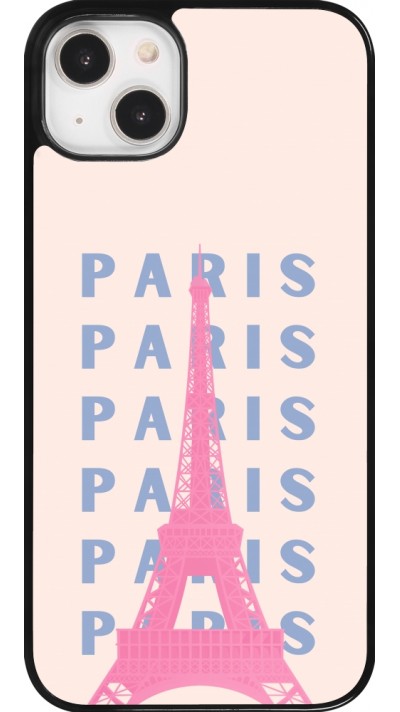 iPhone 14 Plus Case Hülle - Paris Pink Print