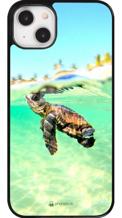 iPhone 14 Plus Case Hülle - Turtle Underwater