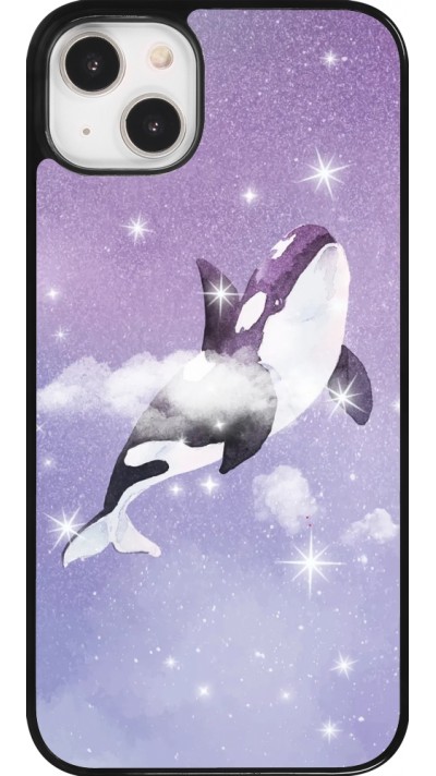 iPhone 14 Plus Case Hülle - Whale in sparking stars