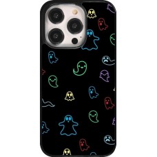 iPhone 14 Pro Case Hülle - Halloween 2024 colorful ghosts