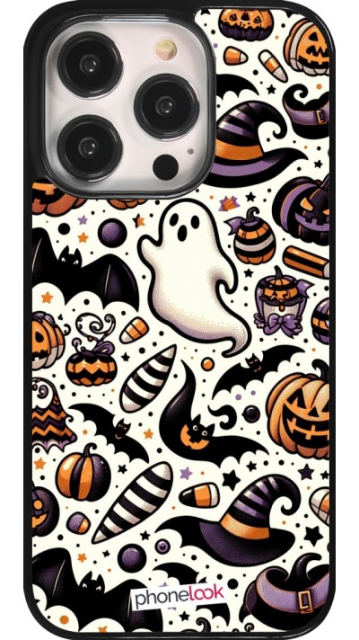 iPhone 14 Pro Case Hülle - Halloween 2024 Niedliches Muster