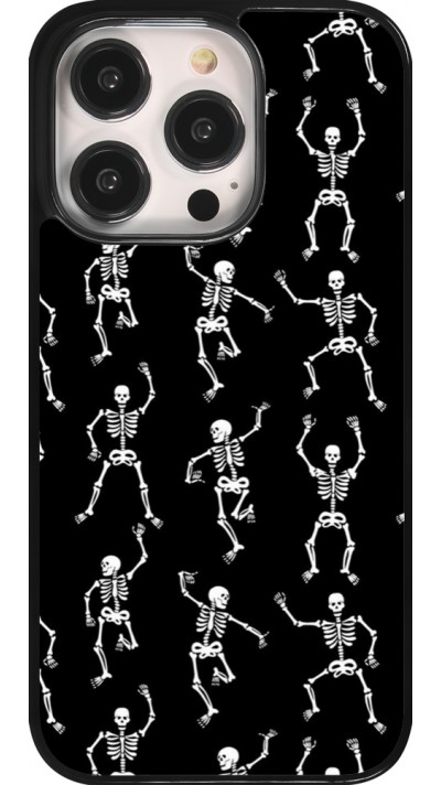 iPhone 14 Pro Case Hülle - Halloween 2024 dancing skeleton