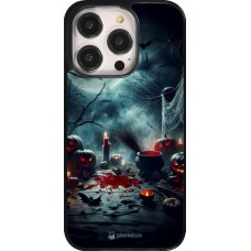 iPhone 14 Pro Case Hülle - Halloween 2024 Dunkler Mond