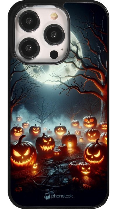 iPhone 14 Pro Case Hülle - Halloween 2024 Viele Kuerbisse