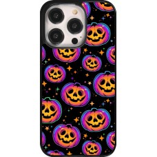 iPhone 14 Pro Case Hülle - Halloween 2024 rainbow pumpkins