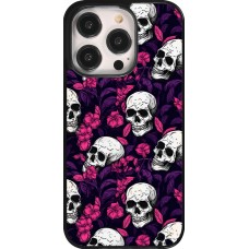 iPhone 14 Pro Case Hülle - Halloween 2024 romantic skulls