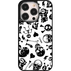 iPhone 14 Pro Case Hülle - Halloween 2024 skeleton mix