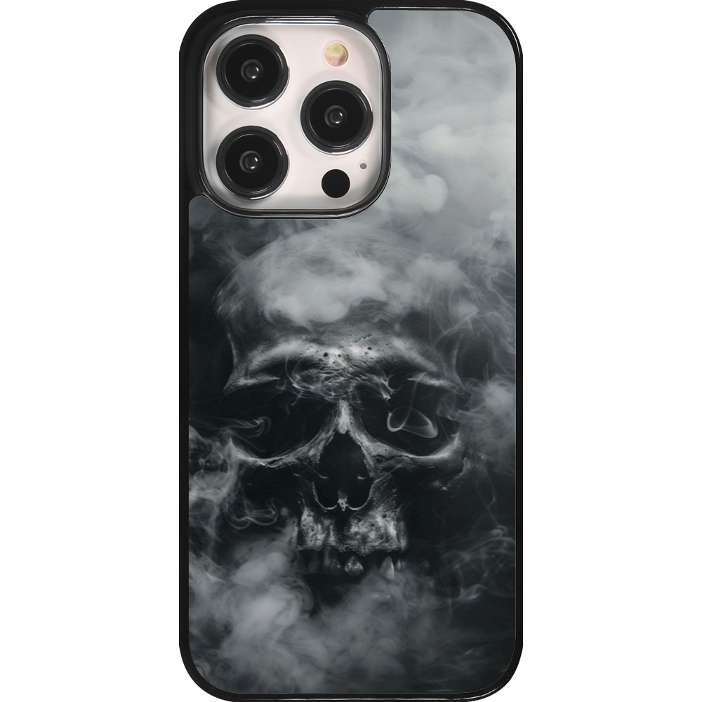 iPhone 14 Pro Case Hülle - Halloween 2024 smoky skull