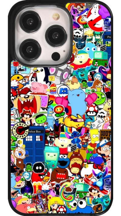 iPhone 14 Pro Case Hülle - Mixed cartoons