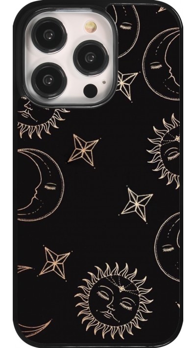 iPhone 14 Pro Case Hülle - Suns and Moons