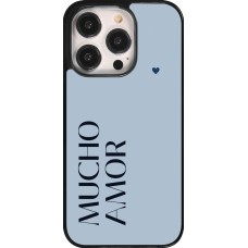 iPhone 14 Pro Case Hülle - Valentine 2024 mucho amor azul