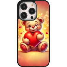 iPhone 14 Pro Case Hülle - Valentin 2024 Teddy Liebe