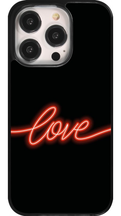 iPhone 14 Pro Case Hülle - Valentine 2023 neon love