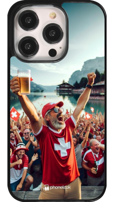 iPhone 14 Pro Case Hülle - Schweizer Sieg Fanzone Euro 2024