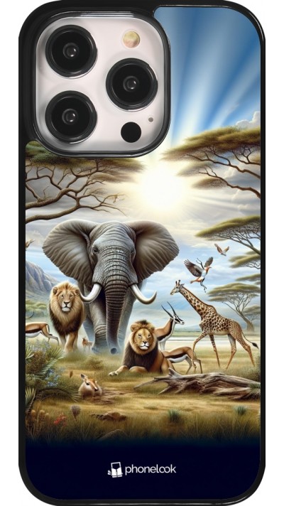 iPhone 14 Pro Case Hülle - Afrikanisches Wildleben