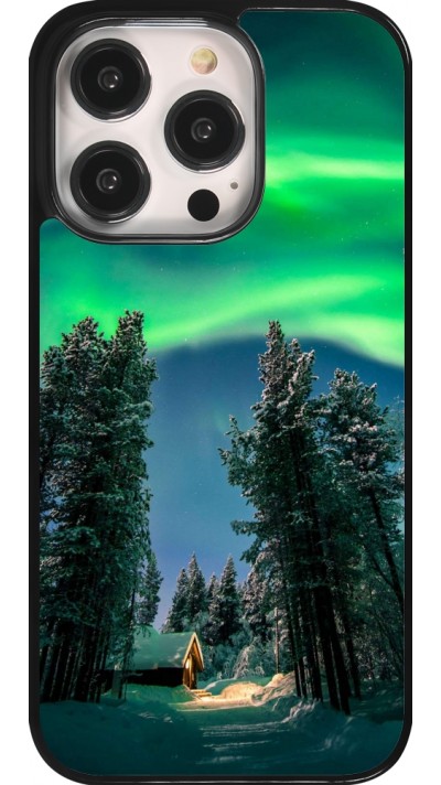 iPhone 14 Pro Case Hülle - Winter 22 Northern Lights