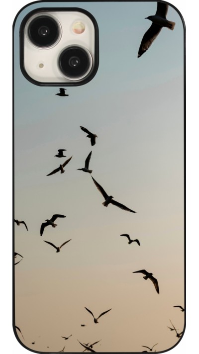 iPhone 15 Case Hülle - Autumn 22 flying birds shadow