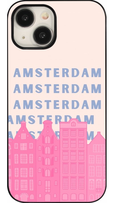 iPhone 15 Case Hülle - Amsterdam Pink Print