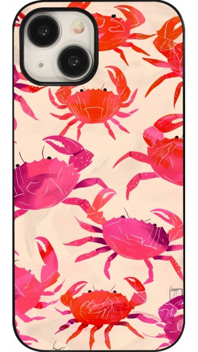 Coque iPhone 15 - Crabs Paint