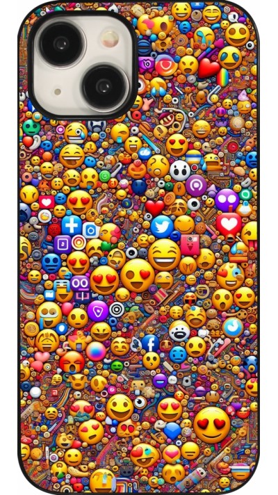 Coque iPhone 15 - Emoji mixed