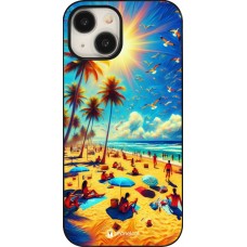 iPhone 15 Case Hülle - Sommer Paradies Farbe