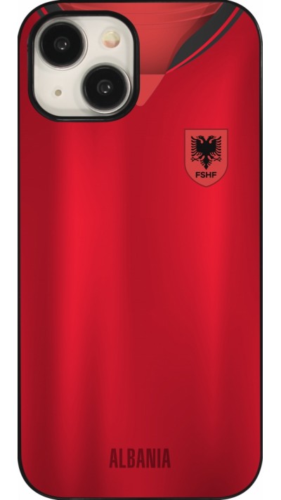 Coque iPhone 15 - Maillot de football Albanie personnalisable