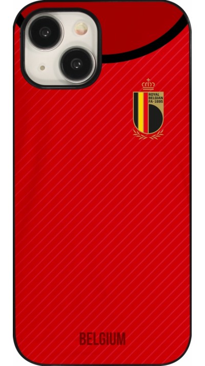 iPhone 15 Case Hülle - Belgien 2022 personalisierbares Fußballtrikot