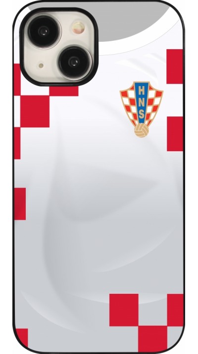 iPhone 15 Case Hülle - Kroatien 2022 personalisierbares Fussballtrikot