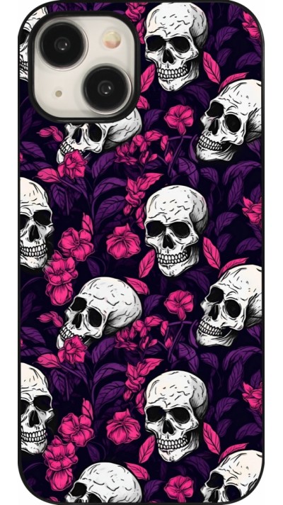 iPhone 15 Case Hülle - Halloween 2024 romantic skulls