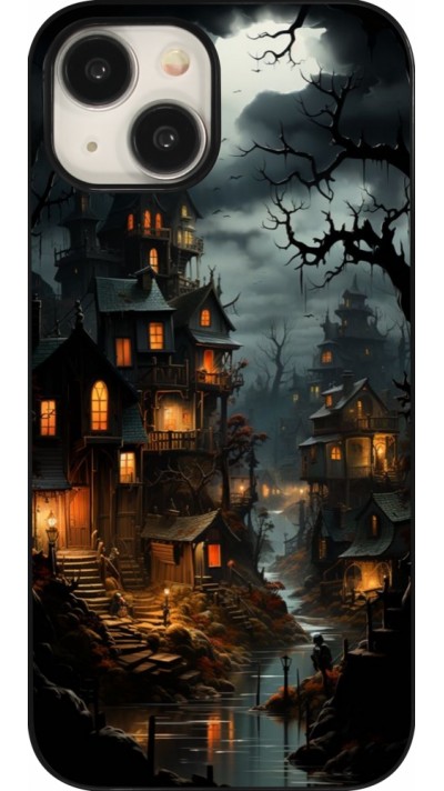 iPhone 15 Case Hülle - Halloween 2024 scary town