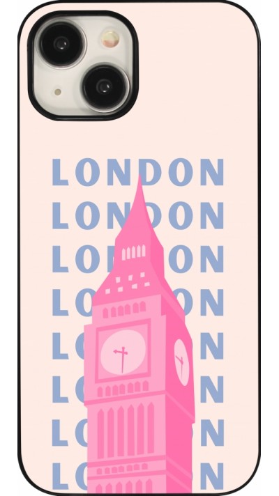 iPhone 15 Case Hülle - London Pink Print