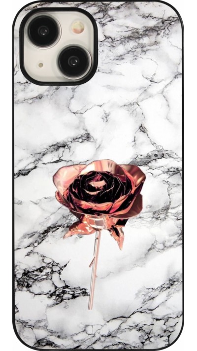 iPhone 15 Case Hülle - Marble Rose Gold