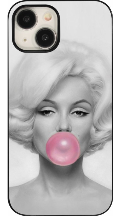 iPhone 15 Case Hülle - Marilyn Bubble