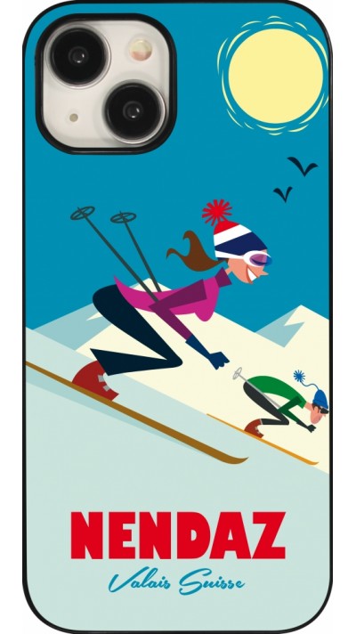 Coque iPhone 15 - Nendaz Ski Downhill