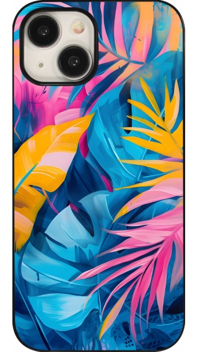 iPhone 15 Case Hülle - Palms Blue