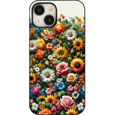 iPhone 15 Case Hülle - Sommer Blumenmuster