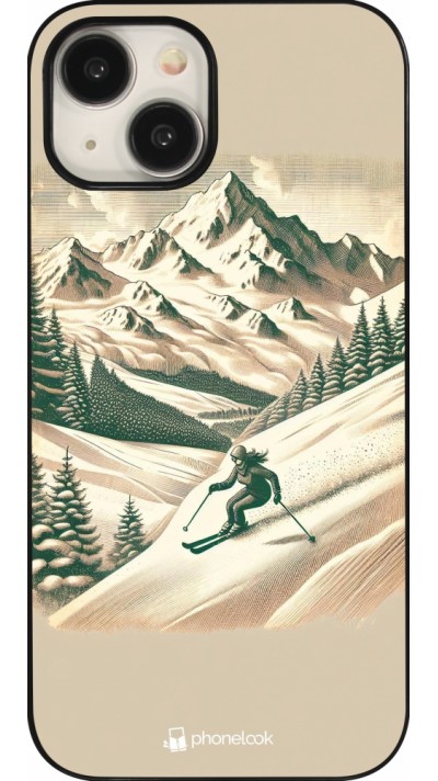 iPhone 15 Case Hülle - Vintage Skiberg