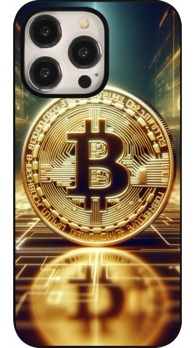 iPhone 15 Pro Max Case Hülle - Bitcoin Stehen