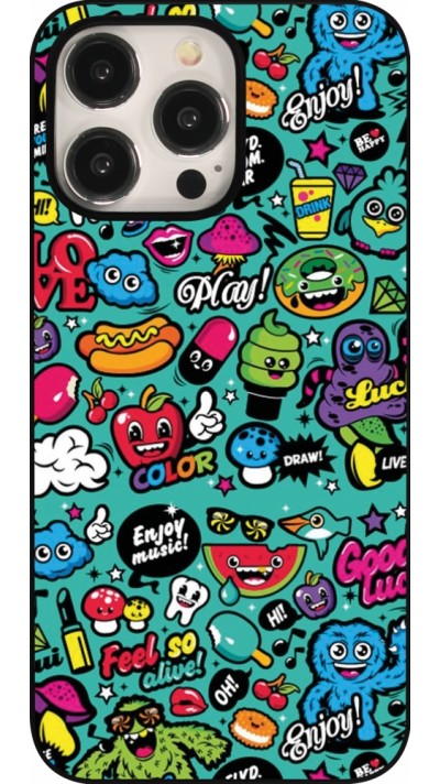 iPhone 15 Pro Max Case Hülle - Cartoons old school