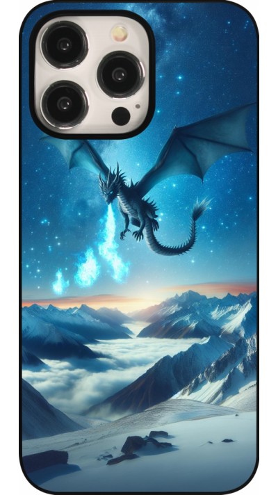 iPhone 15 Pro Max Case Hülle - Drache nächtliche Berg