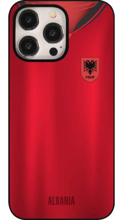 iPhone 15 Pro Max Case Hülle - Albanien personalisierbares Fussballtrikot