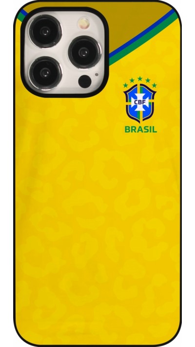 iPhone 15 Pro Max Case Hülle - Brasilien 2022 personalisierbares Fußballtrikot