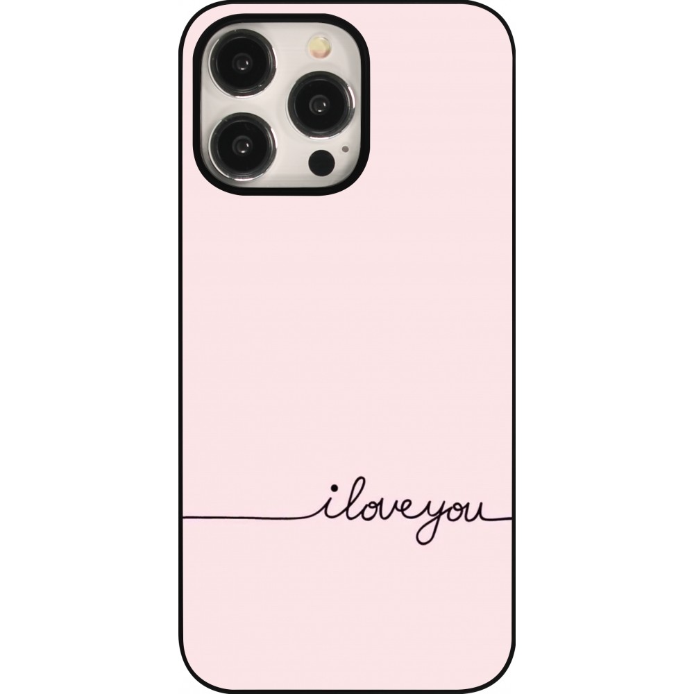 iPhone 15 Pro Max Case Hülle - Valentine 2023 i love you writing