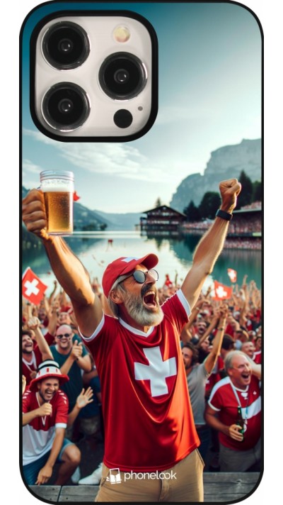 iPhone 15 Pro Max Case Hülle - Schweizer Sieg Fanzone Euro 2024