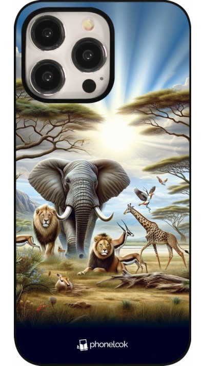 iPhone 15 Pro Max Case Hülle - Afrikanisches Wildleben