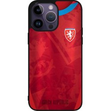 iPhone 15 Pro Max Case Hülle - Silikon schwarz Tschechische Republik personalisierbares Fussballtrikot