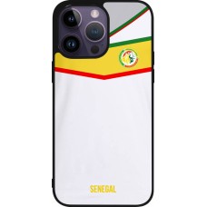 iPhone 15 Pro Max Case Hülle - Silikon schwarz Senegal 2022 personalisierbares Fußballtrikot