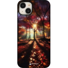 iPhone 15 Plus Case Hülle - Herbstlicher goldener Glanz