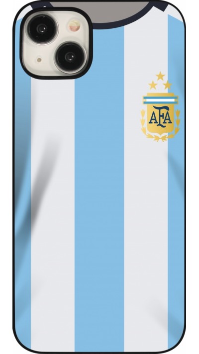 iPhone 15 Plus Case Hülle - Argentinien 2022 personalisierbares Fussballtrikot