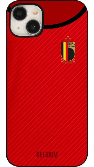 iPhone 15 Plus Case Hülle - Belgien 2022 personalisierbares Fußballtrikot